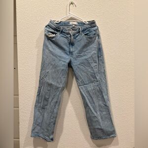 Abercrombie & Fitch Women's The 90s Relaxed Jean High Rise Size 10 Curve Love